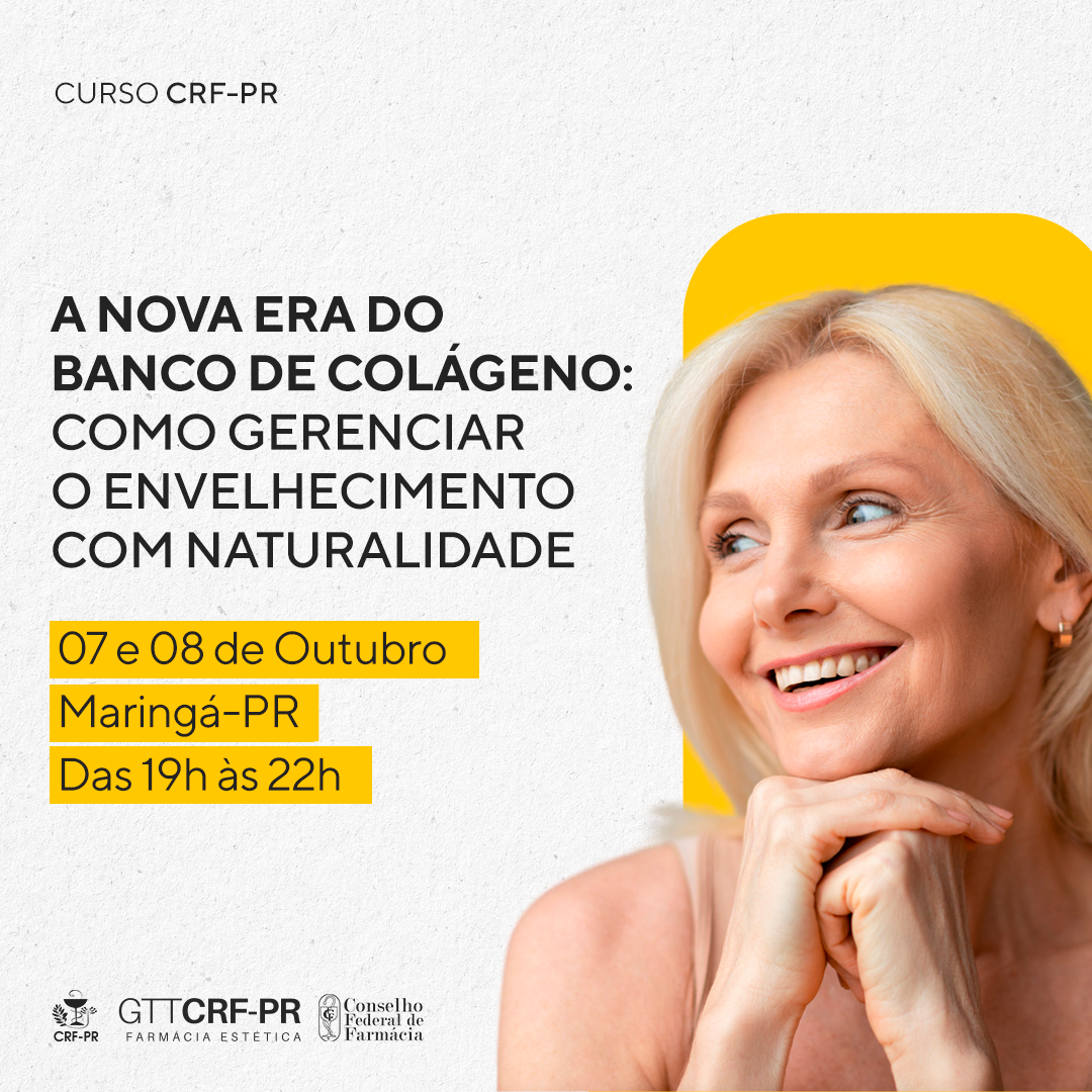 Curso A Nova Era do Colágeno: Como Gerenciar o Envelhecimento com Naturalidade | Maringá/PR