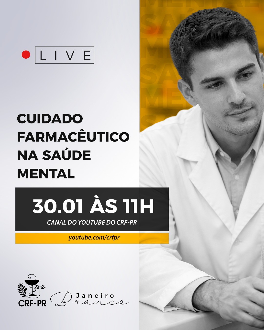[LIVE] Cuidado Farmacêutico na Saúde Mental